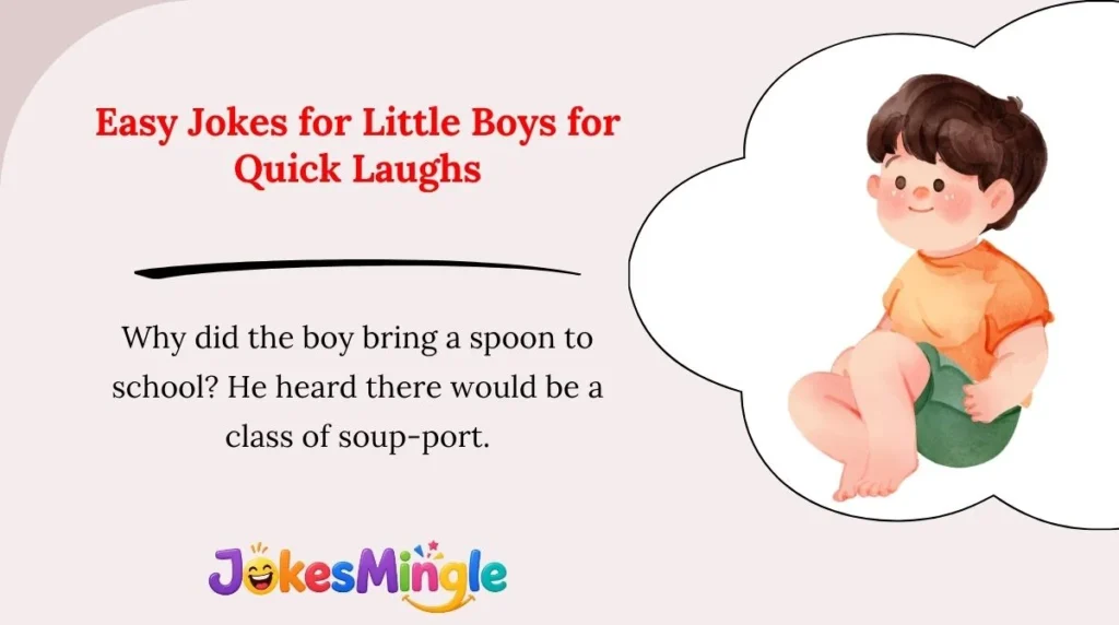 Easy Jokes for Little Boys for Quick Laughs