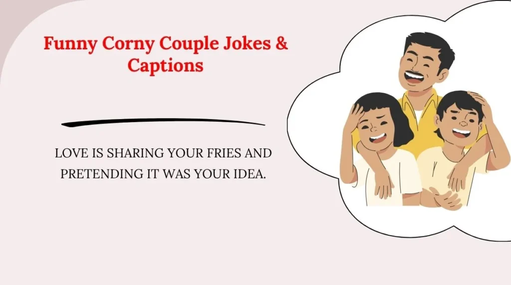 Funny Corny Couple Jokes & Captions 😂