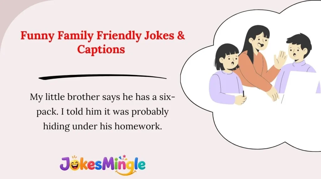 Funny Family Friendly Jokes & Captions 😂