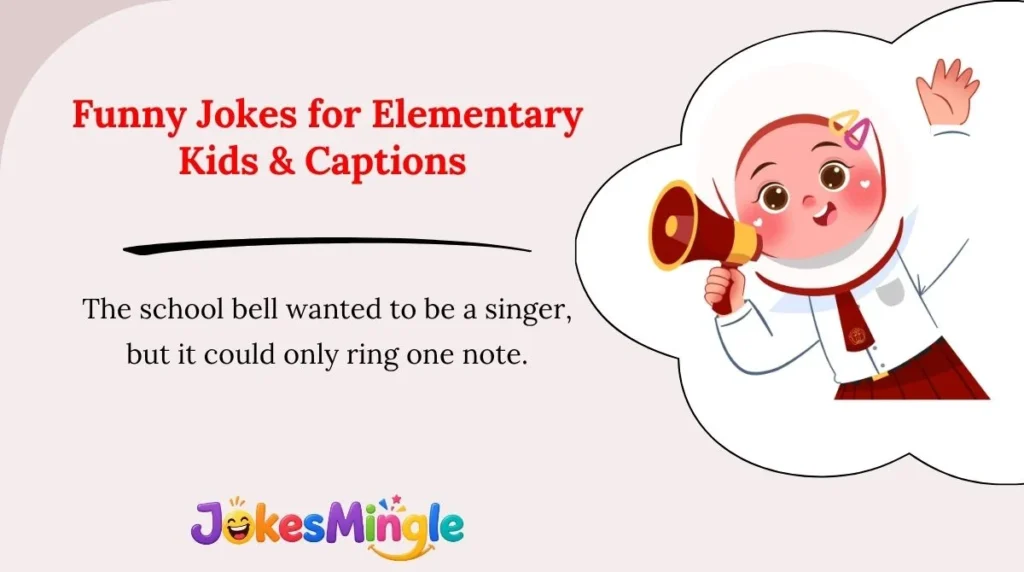 Funny Jokes for Elementary Kids & Captions 😂