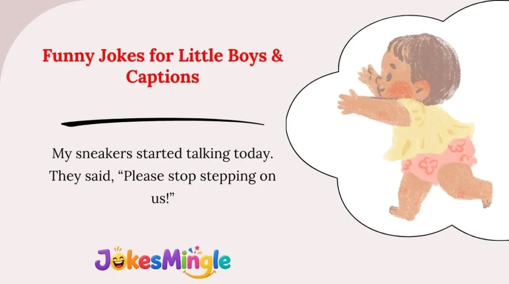 Funny Jokes for Little Boys & Captions 😂