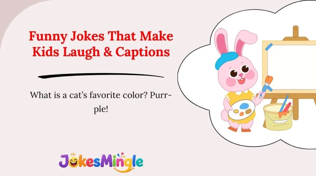 Funny Jokes That Make Kids Laugh & Captions 😂