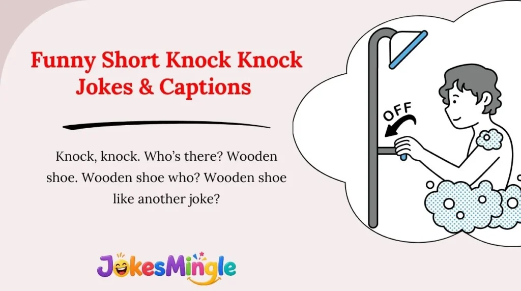 Funny Short Knock Knock Jokes & Captions 