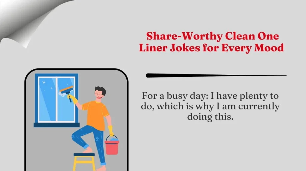 Share-Worthy Clean One Liner Jokes for Every Mood