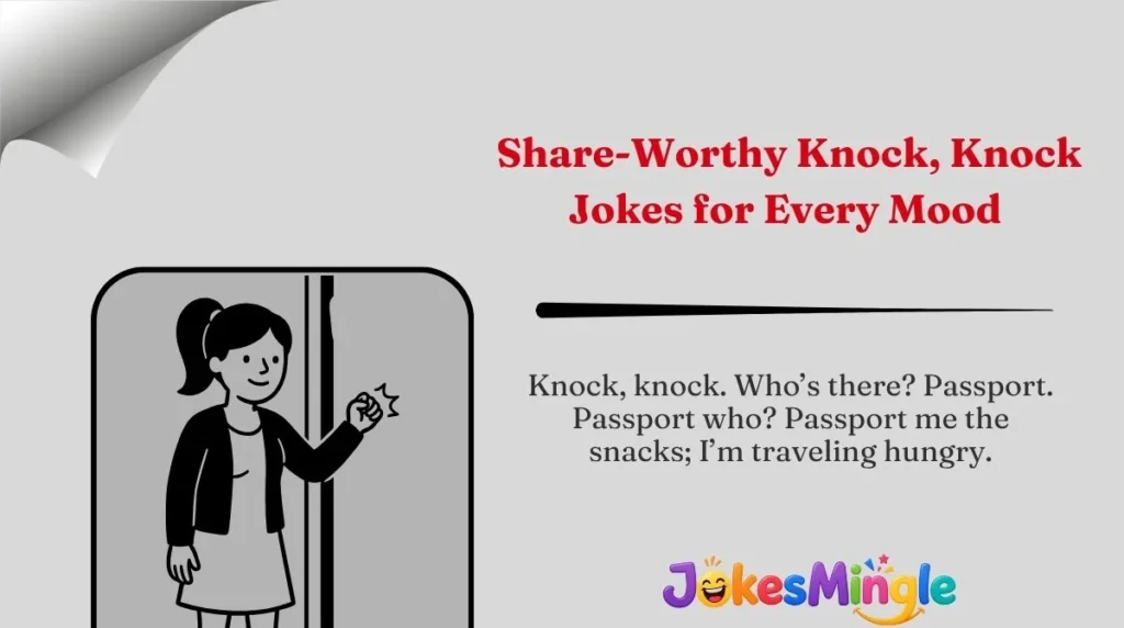 Share-Worthy Knock, Knock Jokes for Every Mood 🌍