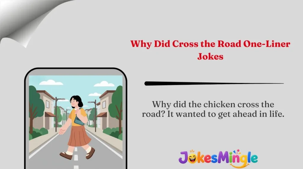 Why Did Cross the Road One-Liner Jokes