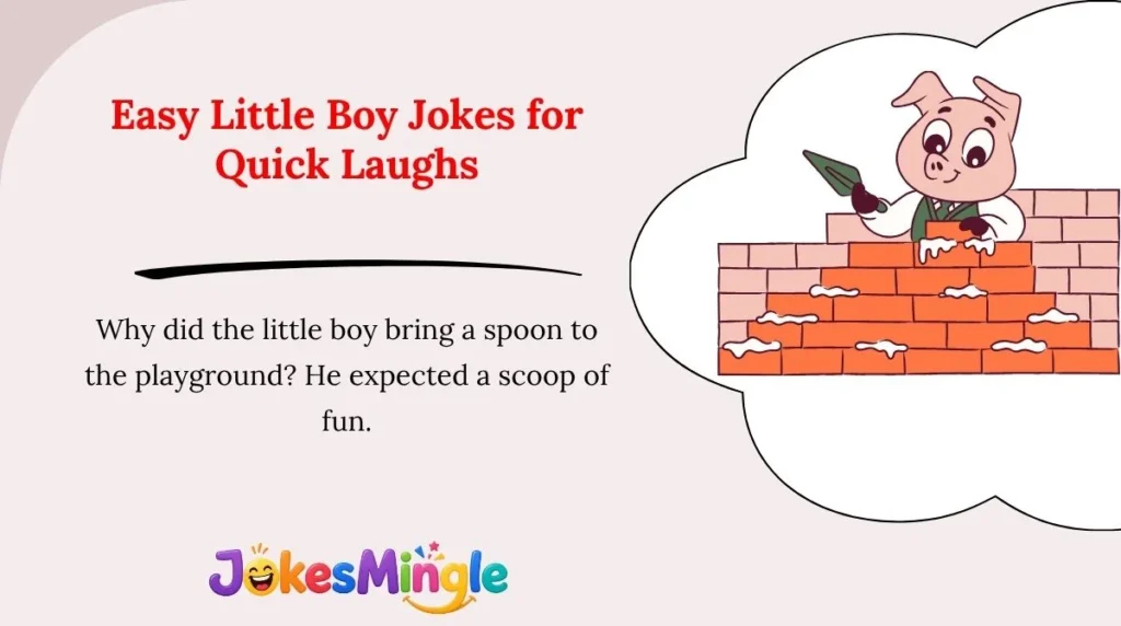 Easy Little Boy Jokes for Quick Laughs