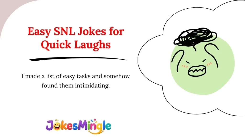 Easy SNL Jokes for Quick Laughs