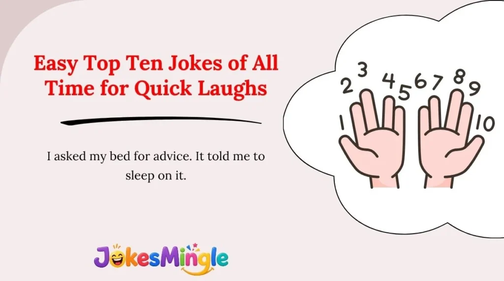 Easy Top Ten Jokes of All Time for Quick Laughs