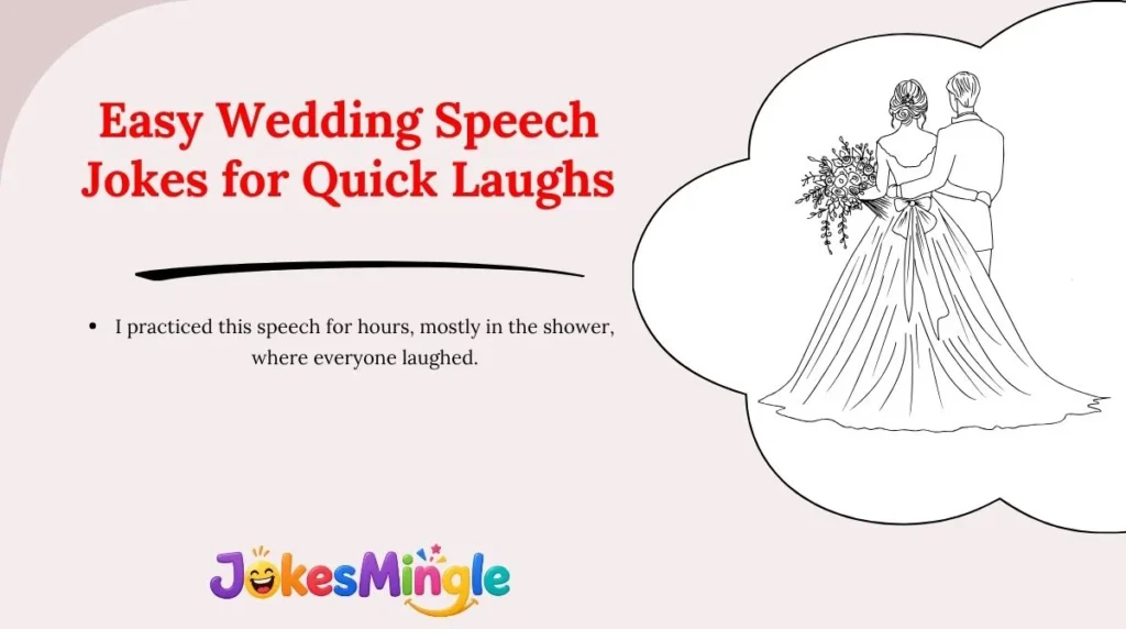 Easy Wedding Speech Jokes for Quick Laughs