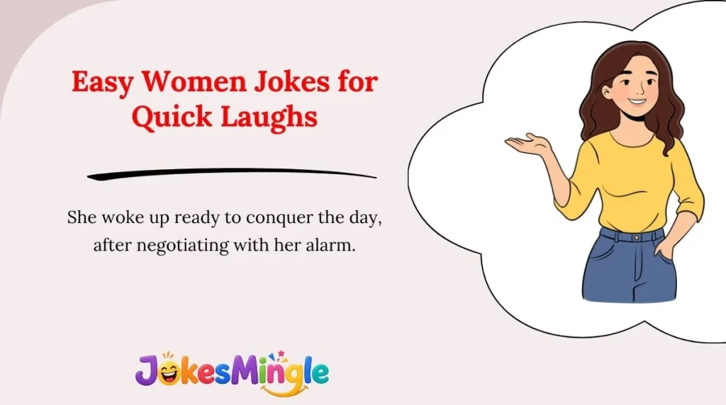 Easy Women Jokes for Quick Laughs