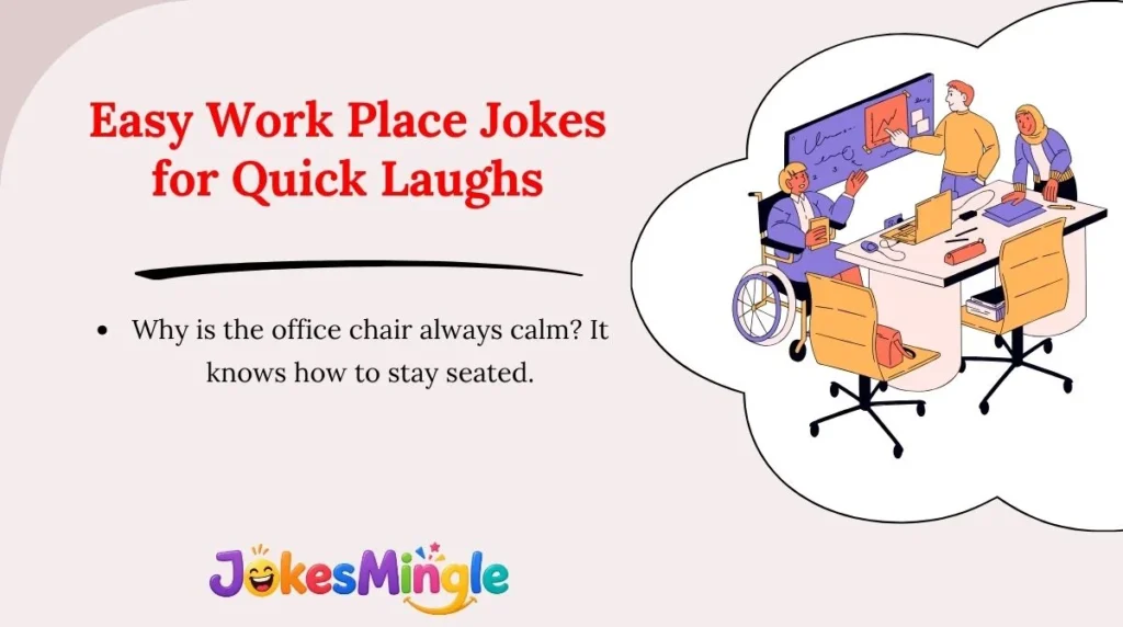 Easy Work Place Jokes for Quick Laughs