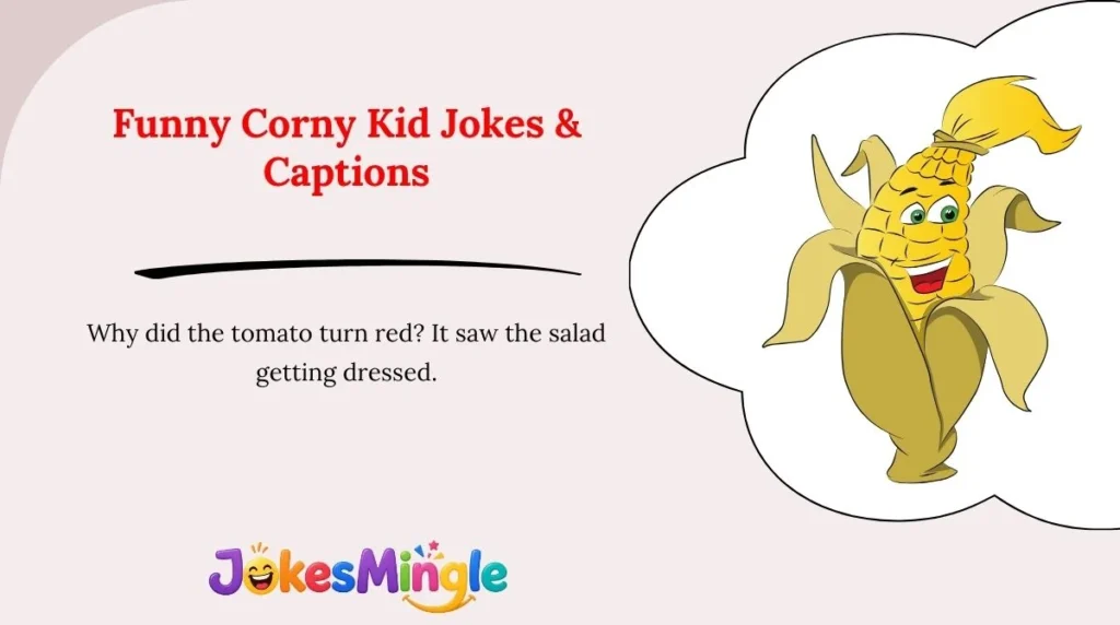 Funny Corny Kid Jokes & Captions 😂
