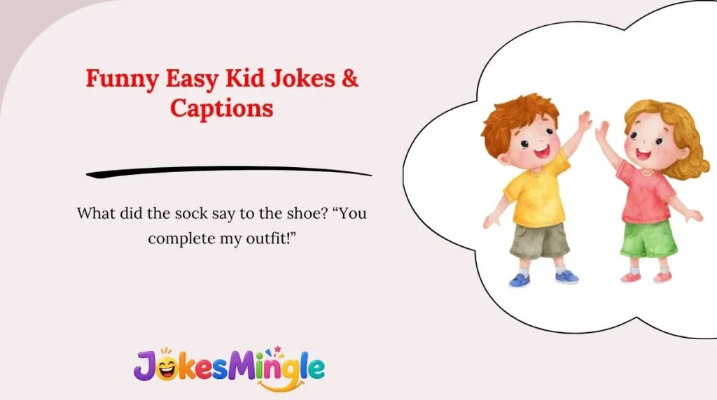 Funny Easy Kid Jokes & Captions 😂
