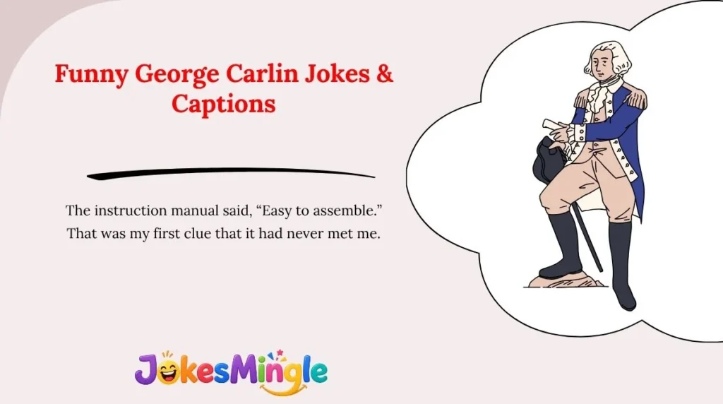 Funny George Carlin Jokes & Captions 😂