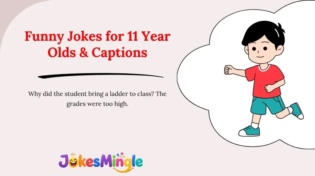 Funny Jokes for 11 Year Olds & Captions 😂