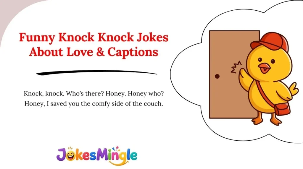 Funny Knock Knock Jokes About Love & Captions 😂