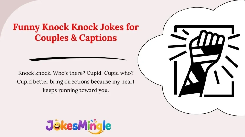 Funny Knock Knock Jokes for Couples & Captions 😂