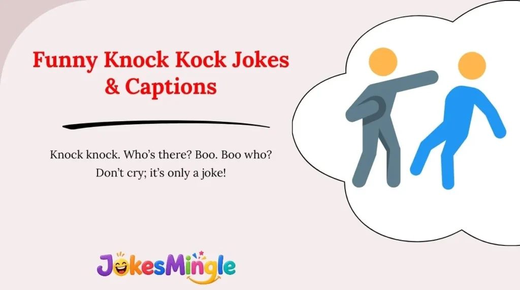Funny Knock Kock Jokes & Captions 😂
