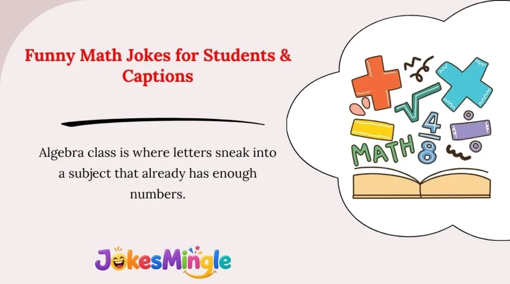 Funny Math Jokes for Students & Captions 😂