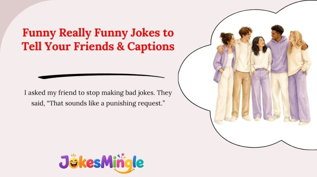Funny Really Funny Jokes to Tell Your Friends & Captions 😂