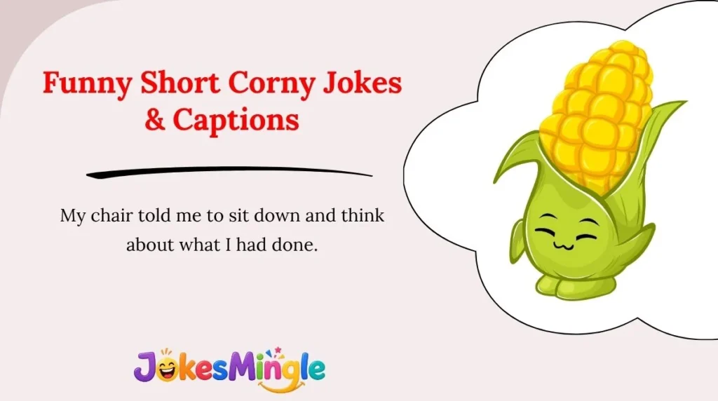 Funny Short Corny Jokes & Captions 😂