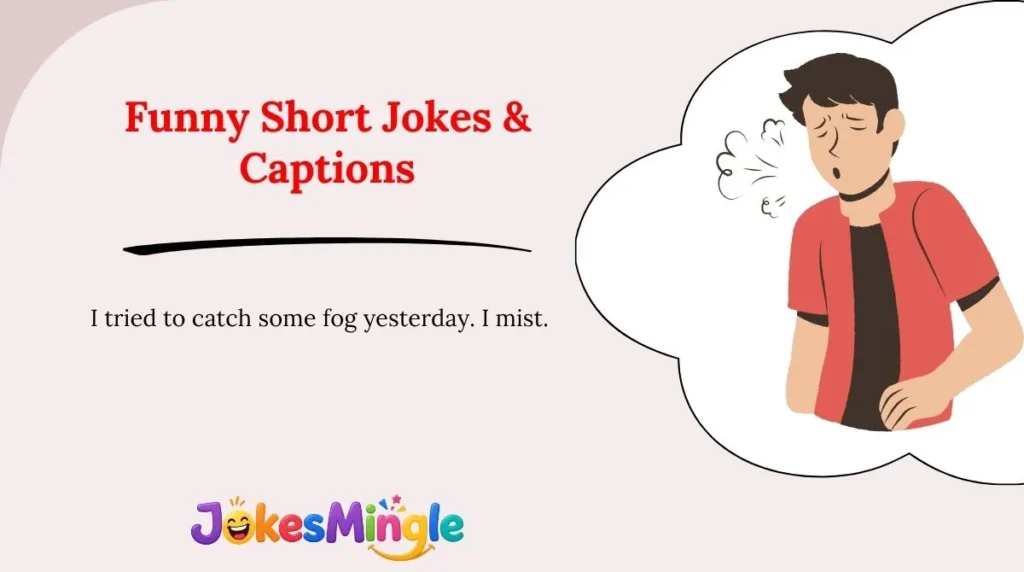 Funny Short Jokes & Captions 😂