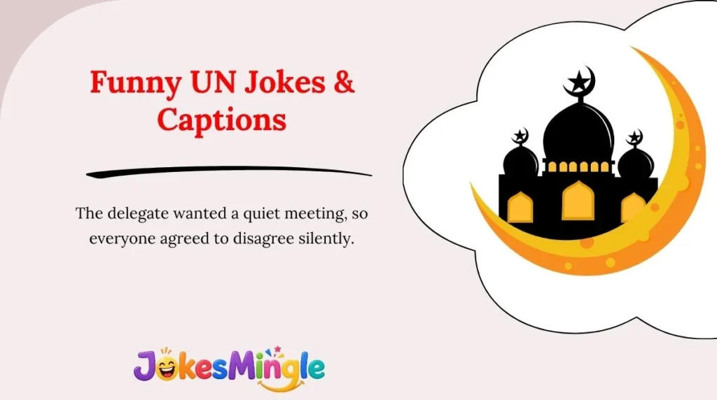 Funny UN Jokes & Captions 😂