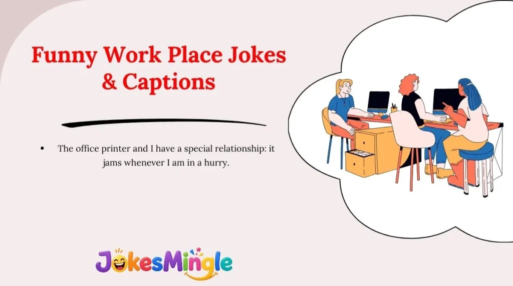 Funny Work Place Jokes & Captions 😂