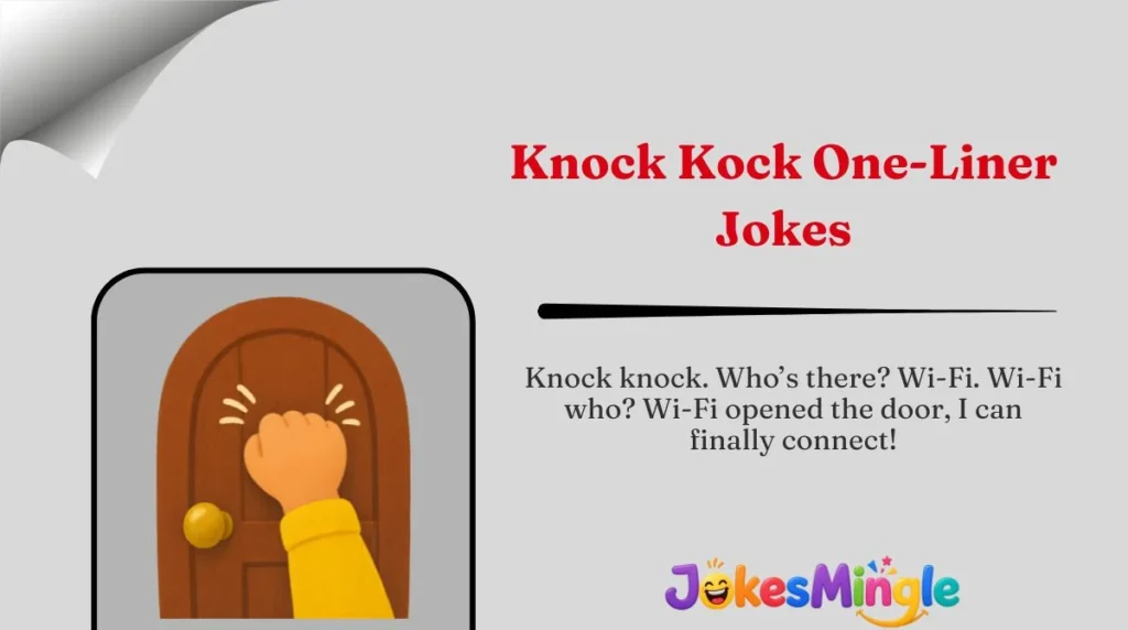 Knock Kock One-Liner Jokes