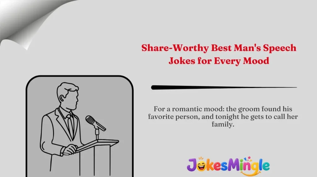 Share-Worthy Best Man's Speech Jokes for Every Mood 🌍