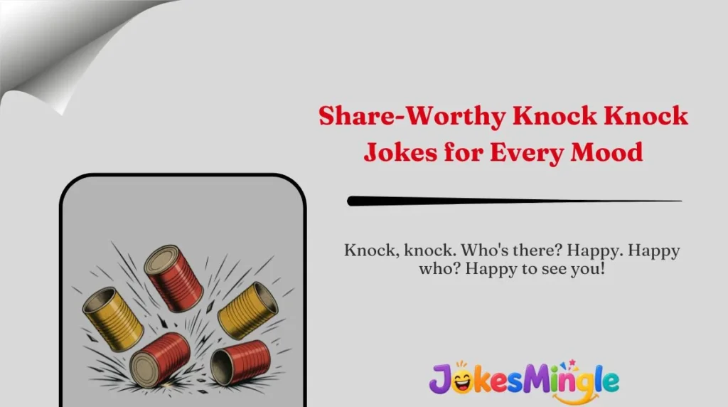 Share-Worthy Knock Knock Jokes for Every Mood 🌍