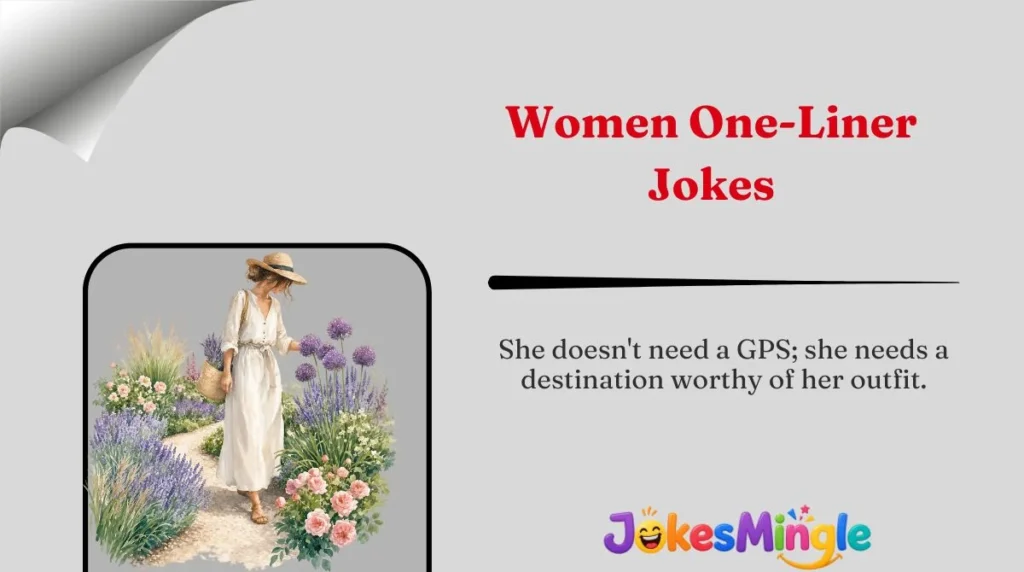 Women One-Liner Jokes