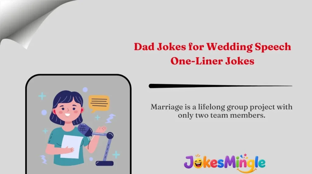 Dad Jokes for Wedding Speech One-Liner Jokes