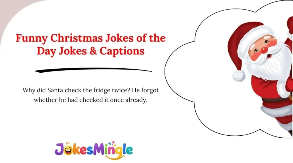 Funny Christmas Jokes of the Day Jokes & Captions 😂