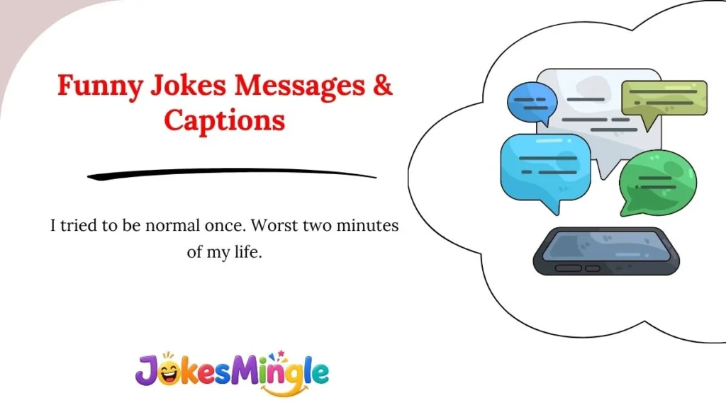 Funny Jokes Messages & Captions 😂