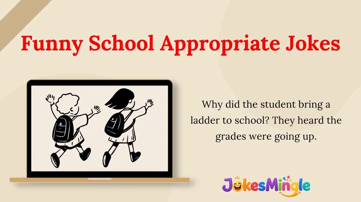 Funny School Appropriate Jokes