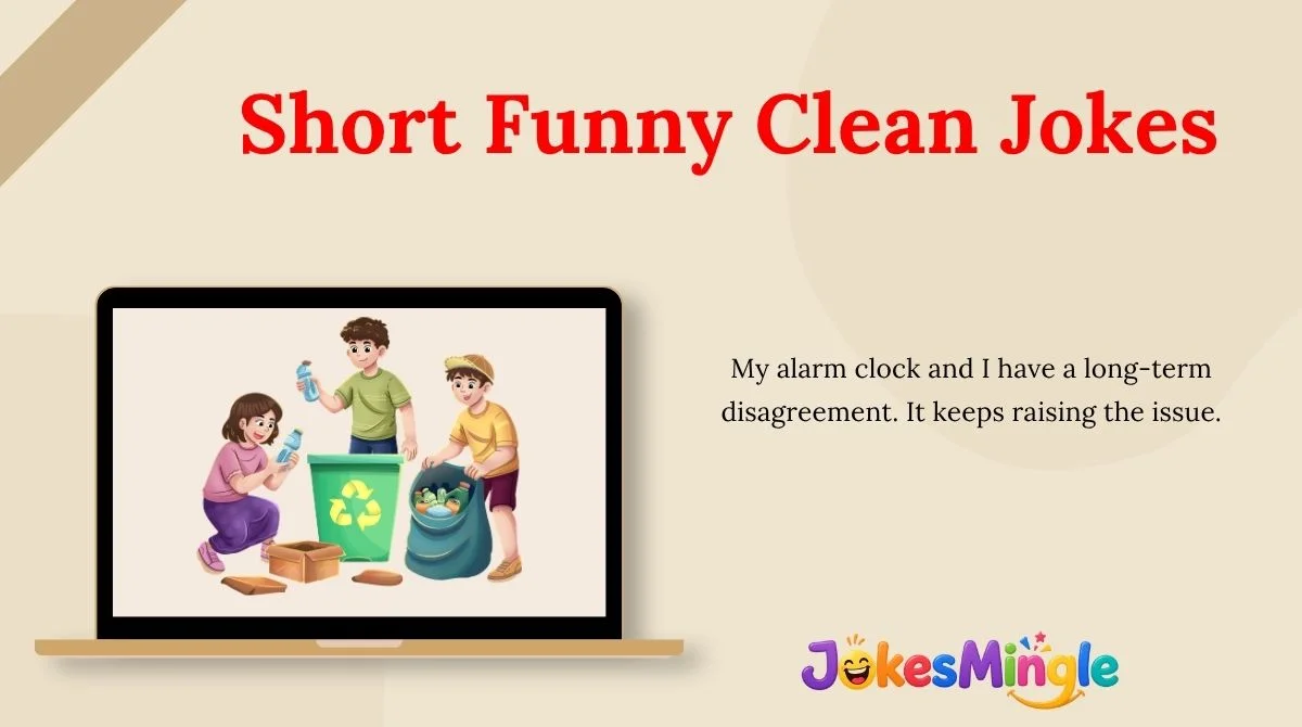Short Funny Clean Jokes